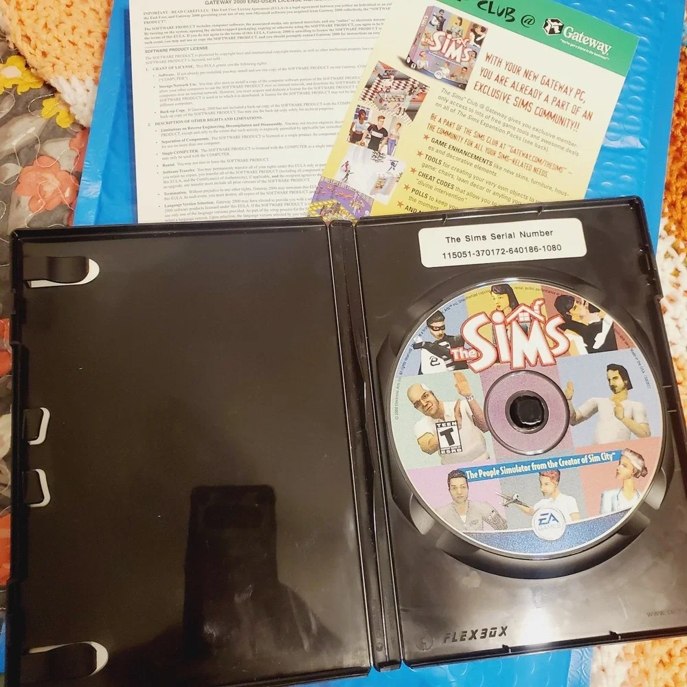 The Sims 1 Factory Sealed Game PC 2000 Video Game EA Games Rated T-Teen